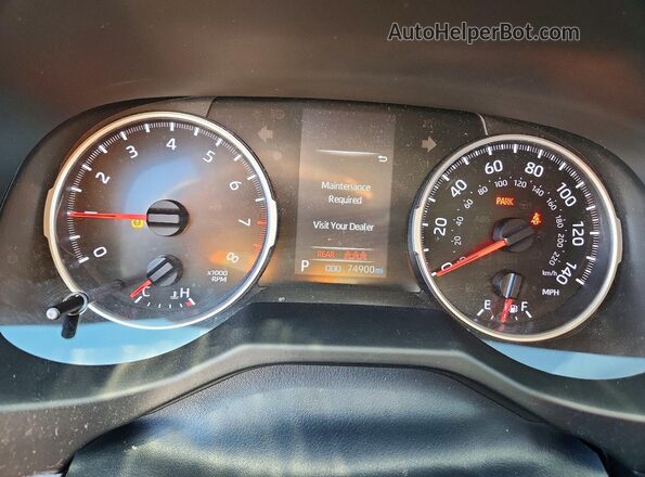 2T3F1RFV2MC158910 2021 TOYOTA RAV4 Gray Instrument cluster view
