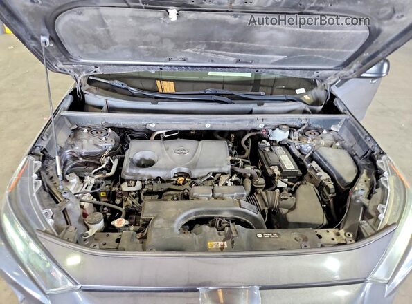 2T3F1RFV2MW181876 2021 TOYOTA RAV4 Gray Engine compartment view