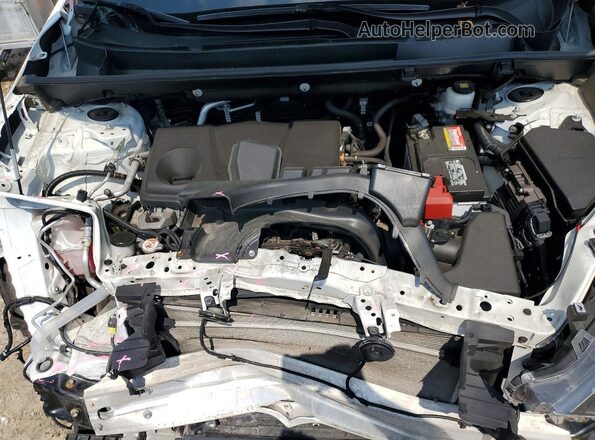 2T3F1RFV2NC322397 2022 TOYOTA RAV4 White Vista del compartimento del motor