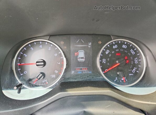 2T3F1RFV3KC023139 2019 TOYOTA RAV4 Gray Vista del cuadro de instrumentos