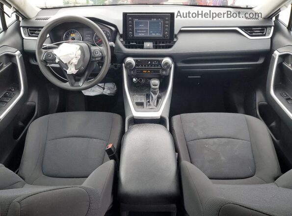 2T3F1RFV3KC051409 2019 TOYOTA RAV4 White Առջևի վահանակի տեսք