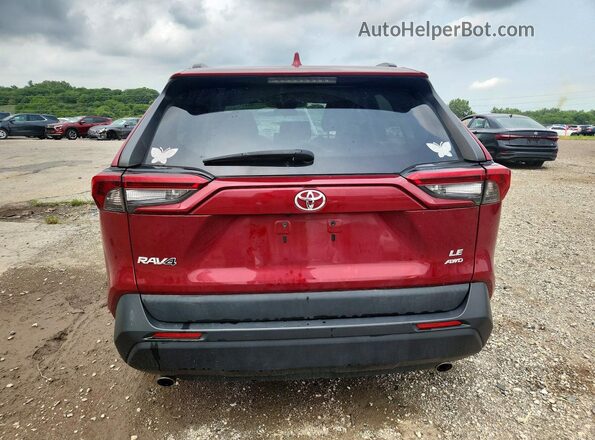 2T3F1RFV3KW065454 2019 TOYOTA RAV4 Red Հետևի տեսք