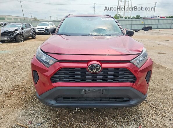 2T3F1RFV3KW065454 2019 TOYOTA RAV4 Red Դիմացի տեսք