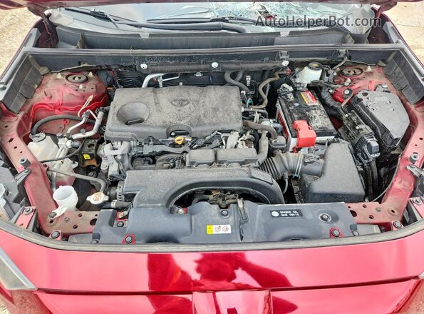 2T3F1RFV3KW065454 2019 TOYOTA RAV4 Red Շարժիչի բաժամունքի տեսք
