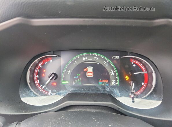 2T3F1RFV3RC418237 2024 TOYOTA RAV4 White ხელსაწყოთა პანელის ხედი