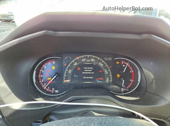 2T3F1RFV3SC494451 2025 TOYOTA RAV4 Белый Вид щитка приборов