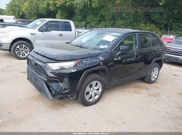 2T3F1RFV3SC504105 2025 TOYOTA RAV4 Black წინა მარცხენა ხედი სამი მეოთხედიდან