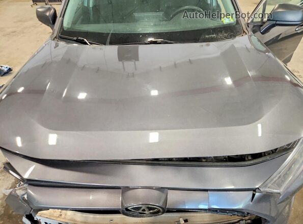 2T3F1RFV4MC249922 2021 TOYOTA RAV4 Gray ძრავის განყოფილების ხედი