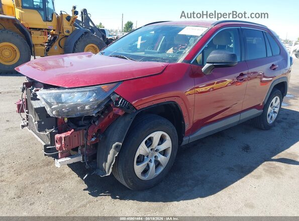 2T3F1RFV4MW151794 2021 TOYOTA RAV4 Red წინა მარცხენა ხედი სამი მეოთხედიდან