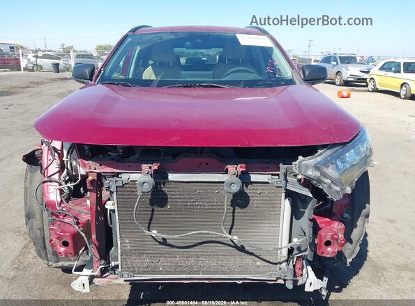 2T3F1RFV4MW151794 2021 TOYOTA RAV4 Red უკანა სალონის ხედი