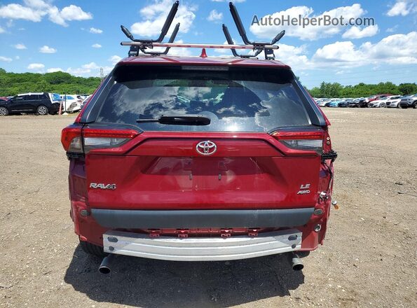 2T3F1RFV4RW416625 2024 TOYOTA RAV4 Red Rear view
