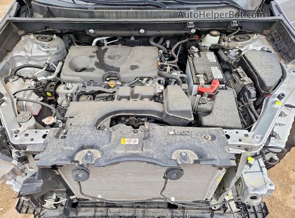 2T3F1RFV5NC283966 2022 TOYOTA RAV4 Серебряный Вид подкапотного пространства