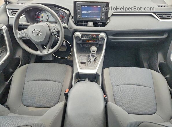 2T3F1RFV5NC283966 2022 TOYOTA RAV4 Серебряный Вид панели приборов