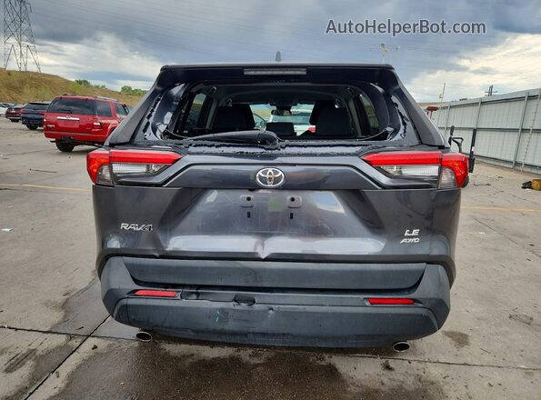 2T3F1RFV6MC155475 2021 TOYOTA RAV4 Gray Вид ззаду