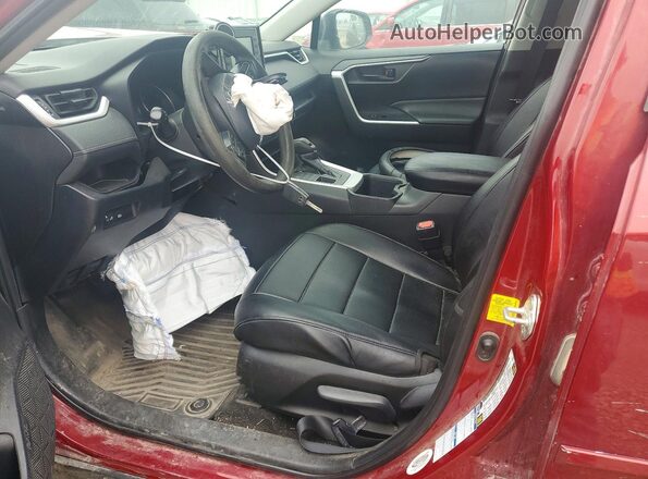 2T3F1RFV6NW303723 2022 TOYOTA RAV4 Red Front interior view