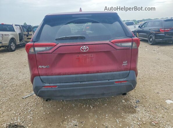 2T3F1RFV6NW303723 2022 TOYOTA RAV4 Red Rear view