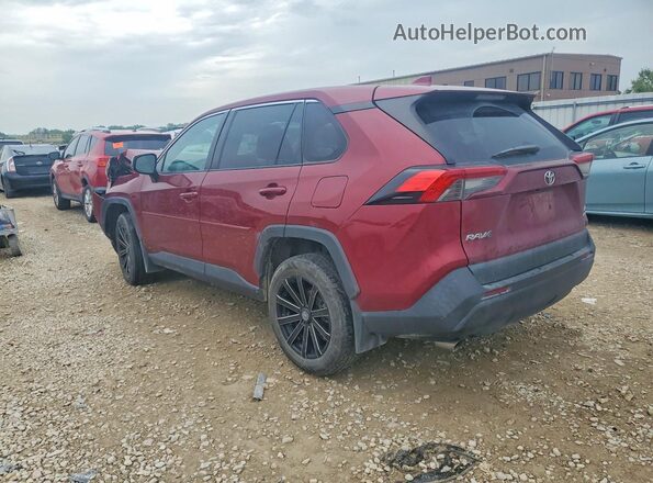 2T3F1RFV6NW303723 2022 TOYOTA RAV4 Red Rear left