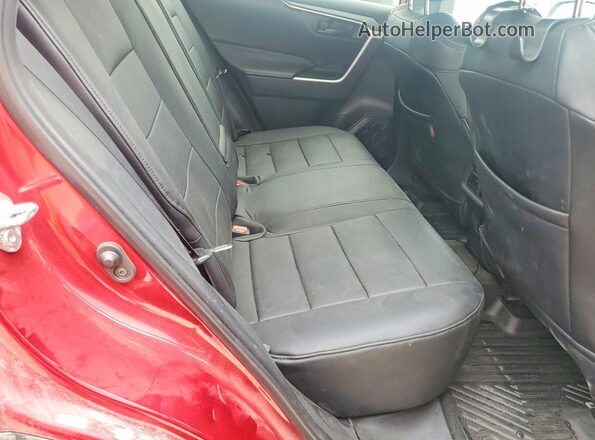 2T3F1RFV6NW303723 2022 TOYOTA RAV4 Red Rear seats view