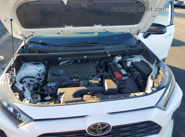 2T3F1RFV7NC270152 2022 TOYOTA RAV4 White Вид підкапотного простору