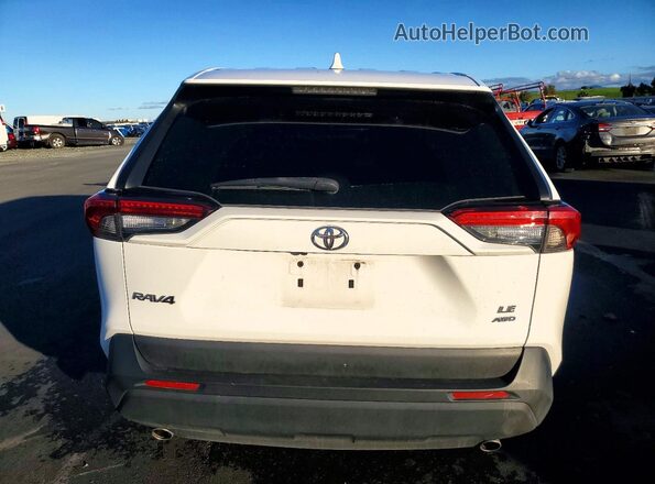 2T3F1RFV7NC270152 2022 TOYOTA RAV4 White Вид ззаду