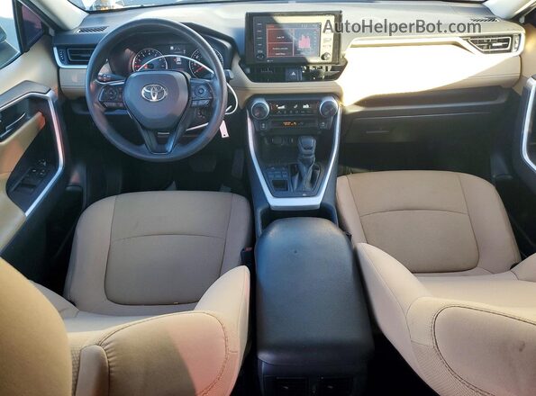 2T3F1RFV7NC270152 2022 TOYOTA RAV4 White Вид панелі приладів