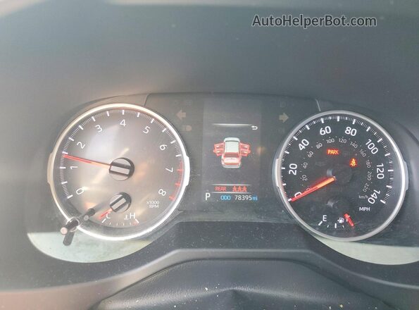 2T3F1RFV7NW279139 2022 TOYOTA RAV4 Silver Widok zestawu wskaźników