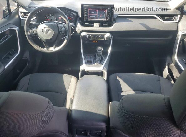 2T3F1RFV7NW279139 2022 TOYOTA RAV4 Silver Widok deski rozdzielczej