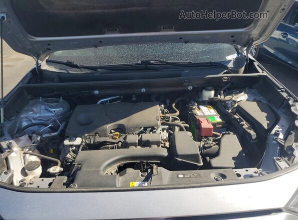 2T3F1RFV7NW279139 2022 TOYOTA RAV4 Silver Widok komory silnika