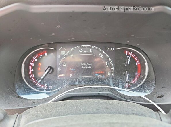 2T3F1RFV7PW371385 2023 TOYOTA RAV4 Gray ხელსაწყოთა პანელის ხედი
