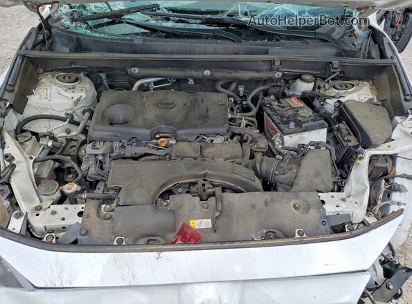 2T3F1RFV9KC009357 2019 TOYOTA RAV4 White Вид підкапотного простору