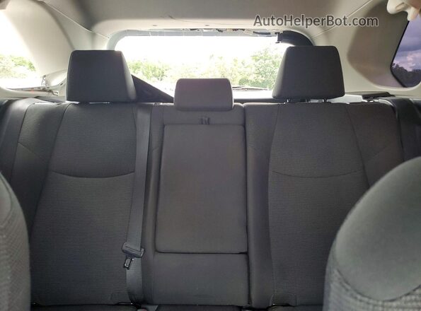 2T3F1RFV9KC009357 2019 TOYOTA RAV4 White Вид задніх сидінь