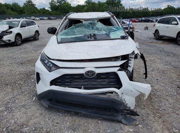 2T3F1RFV9KC009357 2019 TOYOTA RAV4 White Вид спереду