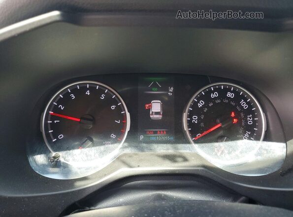 2T3F1RFV9KW070223 2019 TOYOTA RAV4 Black Հետևի նստատեղերի տեսք