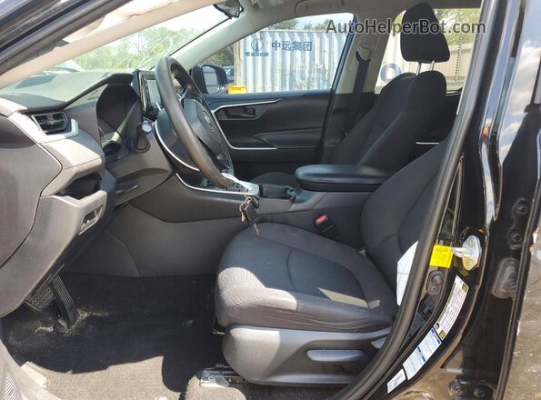 2T3F1RFV9KW070223 2019 TOYOTA RAV4 Black Առջևի վահանակի տեսք