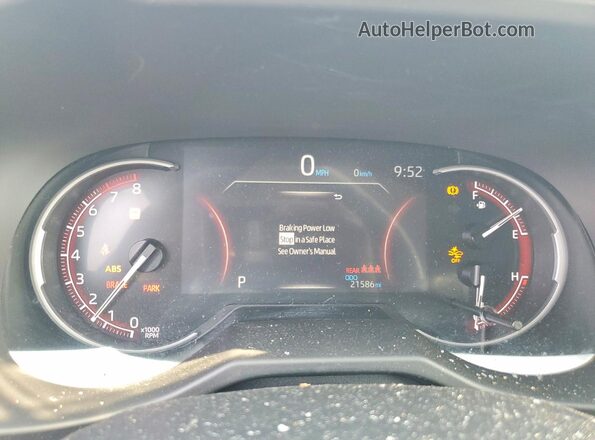 2T3F1RFV9RC423698 2024 TOYOTA RAV4 Gray Instrument cluster view
