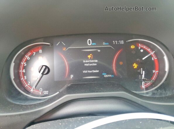 2T3F1RFV9RW460944 2024 TOYOTA RAV4 Белый Вид щитка приборов