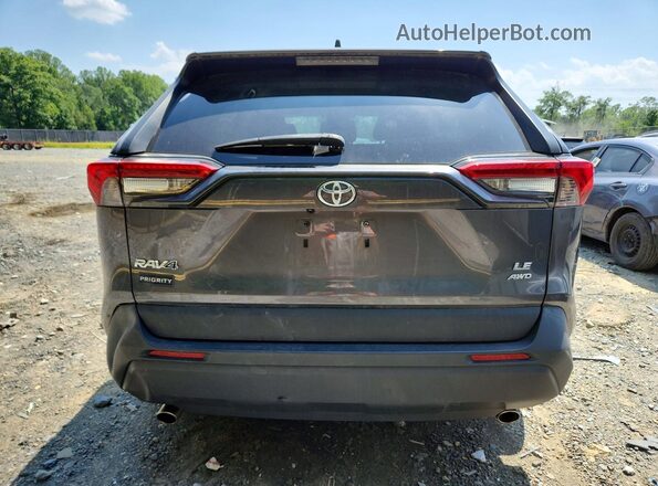 2T3G1RFV0NC260339 2022 TOYOTA RAV4 Gray Вид ззаду