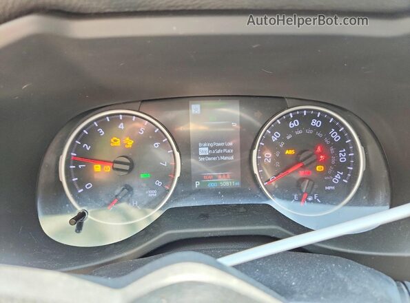 2T3G1RFV0NC260339 2022 TOYOTA RAV4 Gray Вид щитка приладів