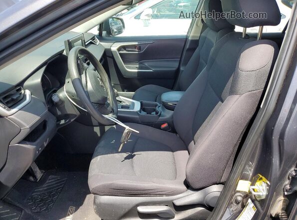 2T3G1RFV1KW001272 2019 TOYOTA RAV4 Charcoal წინა სალონის ხედი