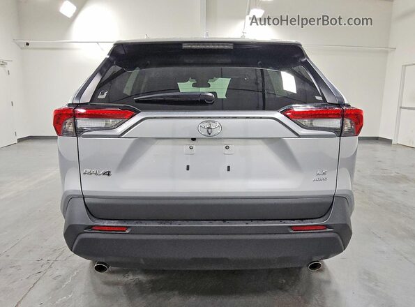 2T3G1RFV1RC478196 2024 TOYOTA RAV4 Silver Вид ззаду