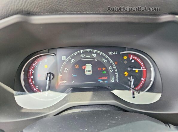 2T3G1RFV2PC381148 2023 TOYOTA RAV4 Gray Widok zestawu wskaźników