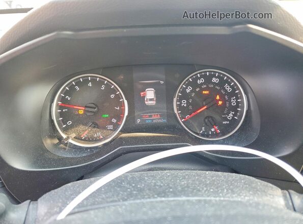 2T3G1RFV3KW083070 2019 TOYOTA RAV4 Red Widok zestawu wskaźników