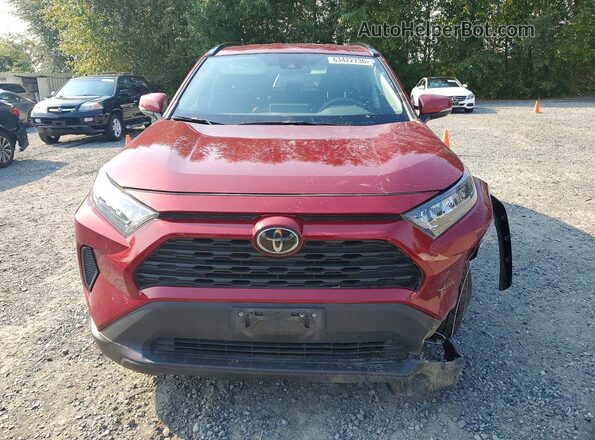 2T3G1RFV3KW083070 2019 TOYOTA RAV4 Red Widok z przodu