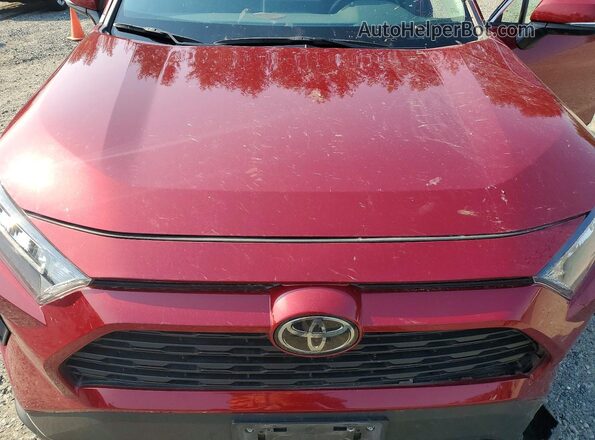 2T3G1RFV3KW083070 2019 TOYOTA RAV4 Red Widok komory silnika