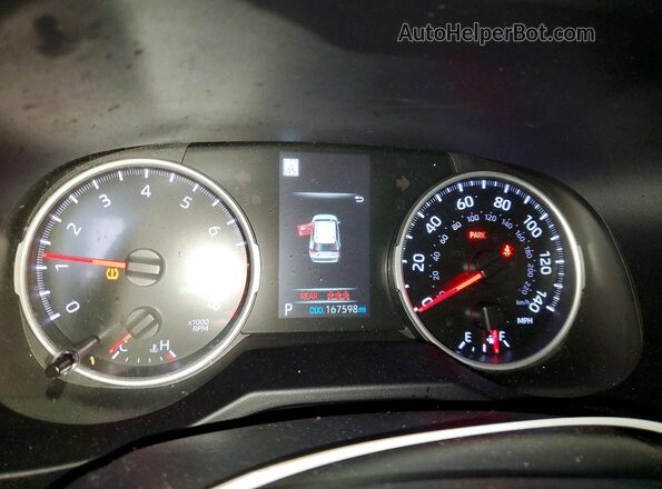2T3G1RFV3NC262957 2022 TOYOTA RAV4 Black Widok zestawu wskaźników