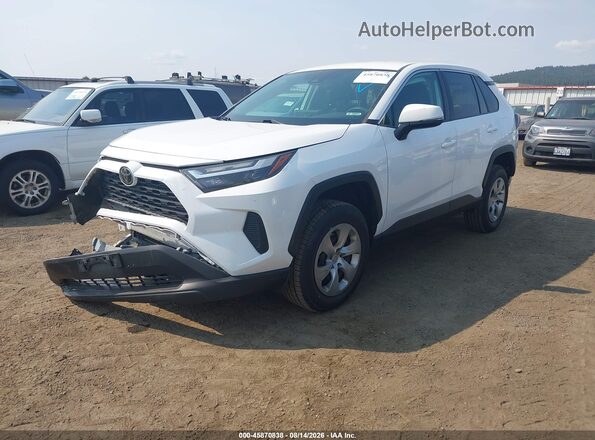 2T3G1RFV3PC341533 2023 TOYOTA RAV4 White წინა მარცხენა ხედი სამი მეოთხედიდან