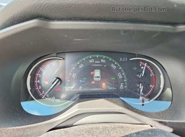 2T3G1RFV3RC432451 2024 TOYOTA RAV4 Black Instrument cluster view