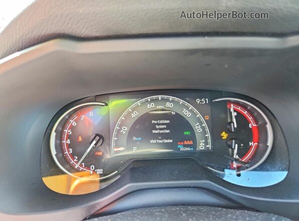 2T3G1RFV3SC552871 2025 TOYOTA RAV4 Black Սարքավորումների վահանակի տեսք