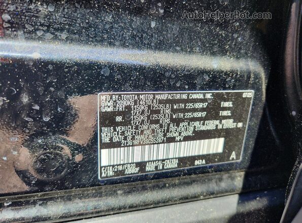 2T3G1RFV3SC552871 2025 TOYOTA RAV4 Black Սալոնի 360 աստիճան տեսք
