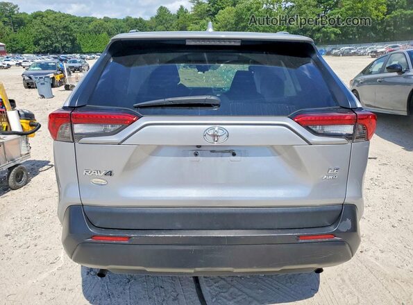 2T3G1RFV4KW020639 2019 TOYOTA RAV4 Gray Вид ззаду